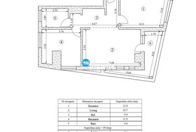 Apartament 2 camere decomandat Tatarasi SUD, bloc nou! - 3