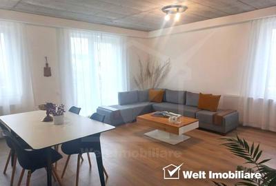 Apartament cu 3 camere semidecomandat, mobilat în Europa