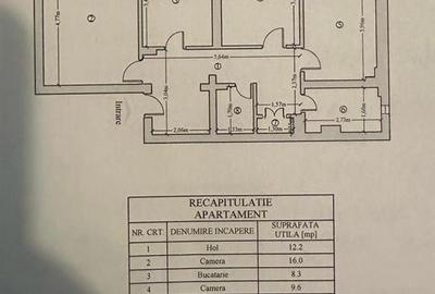 Ap 3 cam, 2 băi, 2 balcoane - B-dul Pacurari , 72.6 mp - 7