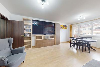 Apartament cu 2 camere semidecomandat, mobilat în Sânpetru