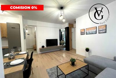 Apartament cu 2 camere semidecomandat, mobilat în Aviației