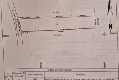 Teren intravilan 2419 mp - 1
