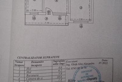 Apartament cu 2 camere decomandat în Vest