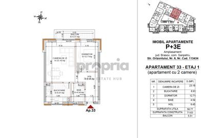 APARTAMENT 2 CAMERE NR.33 PREDARE IULIE 2026 - 5