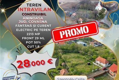 Teren intravilan, pe 2.213 mp, in Aninoasa, Covasna - 1