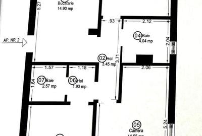 APARTAMENT 3 CAMERE, ZONA LIPOVEI, ETAJ INTERMEDIAR, CENTRALA PROPRIE - 8