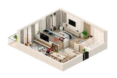 Apartament 2 camere 60 mp utili | Bloc nou | Parcare | 99.000€ | Valea Lupului - 3
