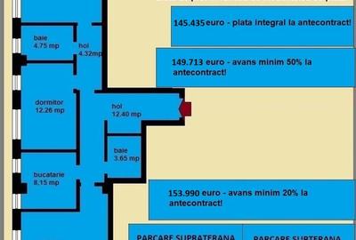Apartament decomandat de vanzare in Iasi, Galata, 85,55 mp, bloc nou - 2