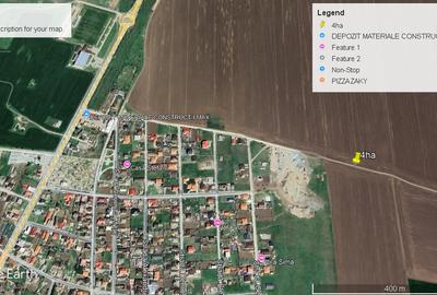 23August-teren extravilan sup 2ha cu D 50m fiecare capat cartierul nou spre mare - 1