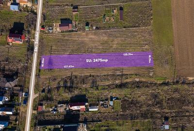 TEREN INTRAVILAN 2475 MP,DESCHIDERE 18 M,UTILITATI,ASFALT - 1