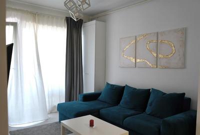 Apartament cu 2 camere semidecomandat, mobilat în Pipera