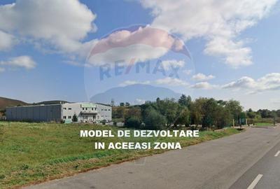 Teren industrial 9.000 mp Gilau Front la DN1 E60 Acces TIR - 3