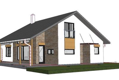 Teren 744 mp + Proiect cabana  Marisel - 4
