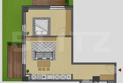 Apartament de lux, 58 mp utili si 52 mp gradina, zona semicentrala - 12