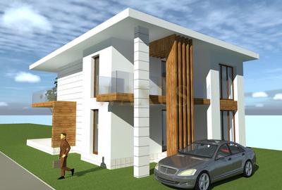 VILĂ NOUĂ 131 MP | TEREN 450 MP | ANSAMBLU PRIVAT | SEMIFINISATĂ DEJ - 3