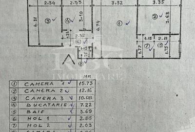Apartament cu 3 camere finisat pe strada Eremia Grigorescu - 30