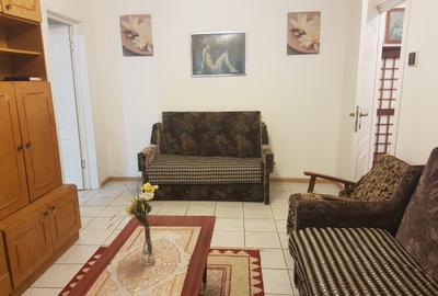 Apartament doua camere semidecomandat parter mobilat termopan pe mijloc, Narcisa