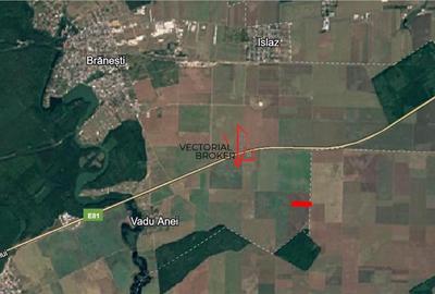 Teren extravilan 12.167 mp in Branesti, Ilfov, deschidere 27 m - 4