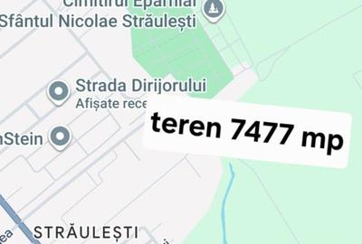 Straulesti str. Nades teren 7477 mp de vanzare - 1