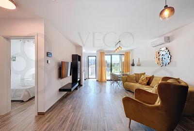 Apartament cu 2 camere semidecomandat, mobilat în Semicentral