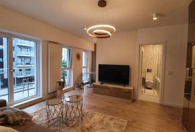 Apartament cu 2 camere semidecomandat, mobilat în Pipera