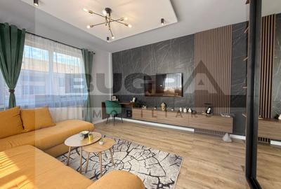 Apartament cu 2 camere semidecomandat, mobilat în Florești