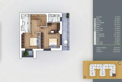 Apartament 4 Camere Duplex Metrou | Dezvoltator | Titan -Pallady - 4