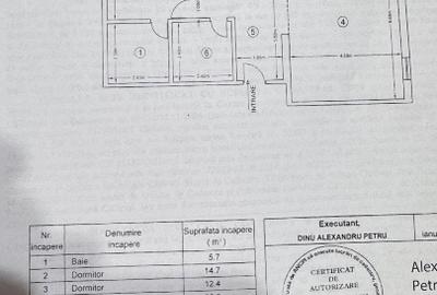 Apartament 3 camere, an 2025 - 2