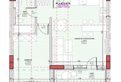 Apartament 2 camere decomandate parcare si balcon zona Brana Selimbar - 4