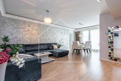 Apartament cu 4 camere decomandat, mobilat în Herăstrău
