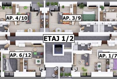 Apartament 3 camere | 23 August LIDL | Proiect nou | Preturi promotionale - 5