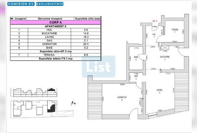 Apartament cu 2 camere decomandat în Brașovul Vechi