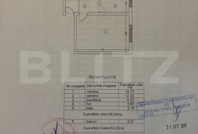 Apartament 2 Camere si Mansarda , Hlincea , 53mp - 9