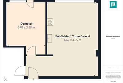 Apartament 2 camere, Dumbravița, zonă liniștită - 7