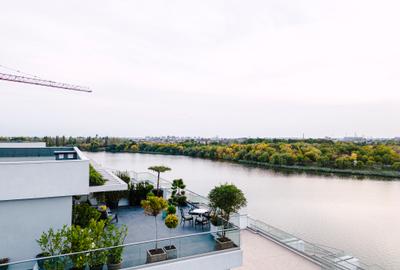 Penthouse pe malul lacului cu  terasa de 100mp - Lebada Lake Residence - 9