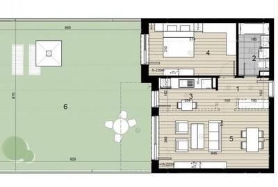 Vanzare apartament 2 camere de LUX cu gradina Centru The Office, Cluj-Napoca - 8