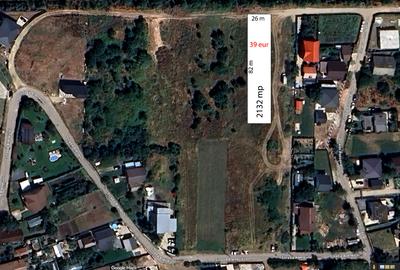 Teren Construcții intravilan de 2132 mp, în Tamași