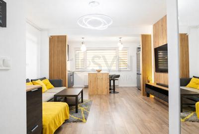 Apartament cu 2 camere semidecomandat, mobilat în Pipera