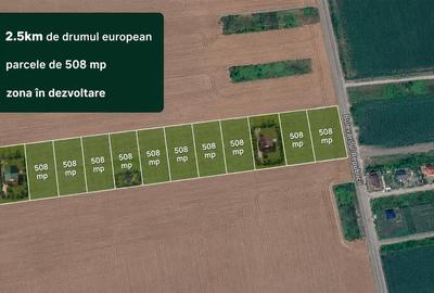 Teren intravilan de 508 mp, în Valea Lupului