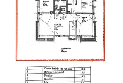 Penthouse cu 3 camere, 89mp utili si terasa 118mp, mobilat, Cisnadie - 9