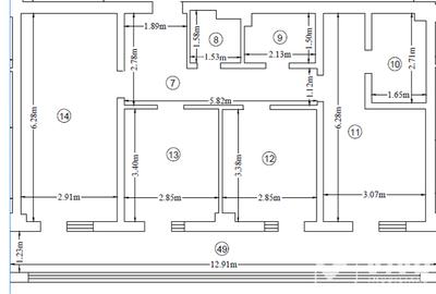 Ap spatios pe etaj intermediar. 3 camere, 87mp INTABULAT – Pacurari - 9