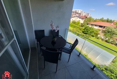 SISESTI-2 camere mobilate, 2 bai, terasa cu vedere lac, bloc boutique, parcare! - 4
