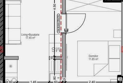 Vanzare 2 camere langa Metrou in imobil nou cu bucatarie mobilata si echipata - 10