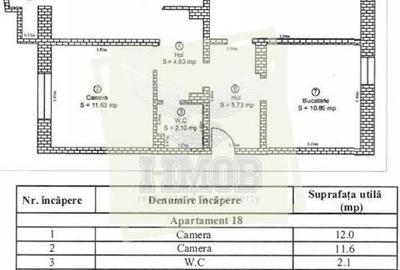 Apartament 3 camere 2 bai cu balcon in zona Terezian - 13