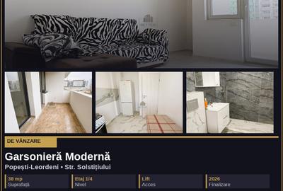 Garsonieră decomandată, mobilată în Central