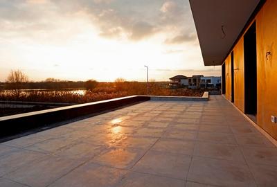 Vila moderna cu piscina Tunari Ilfov pe malul lacului Pasarea - 14