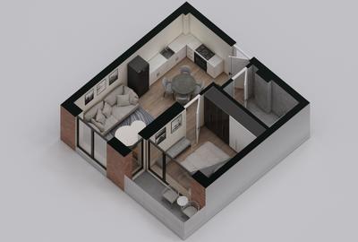 Apartament 1 Camera | Zona de noapte separată | 3m Înălțime  - AVANGARDE FOREST - 5