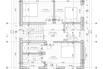 Casa individuala, semifinisata, 130mp, 700mp teren, Dezmir - 7