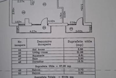 Apartament 2 Camere - Timisoara - Valea Larga - 64 mpu, Bloc nou - 5