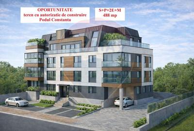 Teren cu autorizatie construire Podul Constanta Chitilei - 1